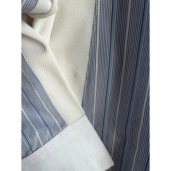 NWT Romfh Drilex Dressage Shirt Blue Stripe - Size 40 - Picture 5 of 11